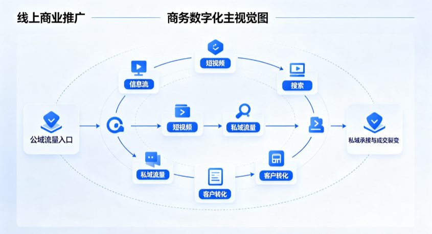 祁门县线上商业推广怎么做？全域流量闭环搭建与低成本转化实战指南